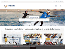 Tablet Screenshot of cableskibenidorm.com